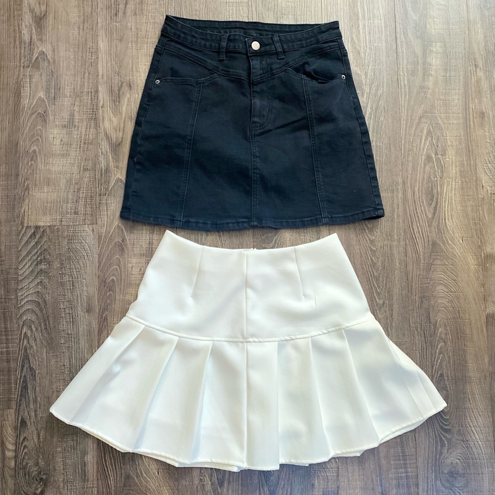 Black and White Skirts